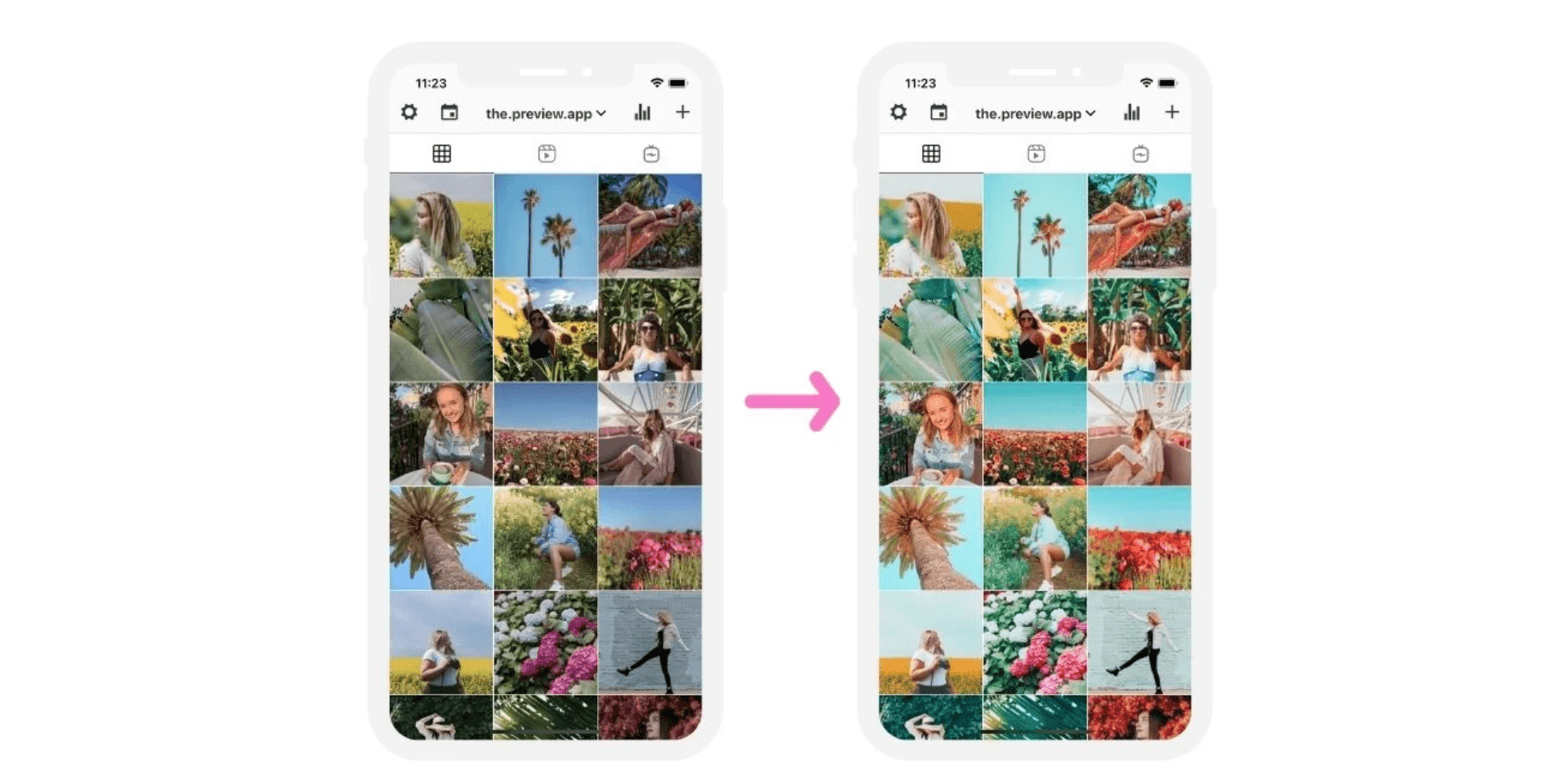 Preview App實際畫面